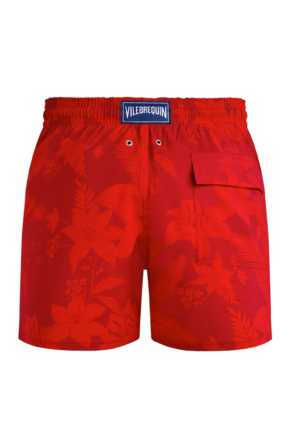 VILEBREQUIN Men Stretch Short Swim Shorts Flower Power