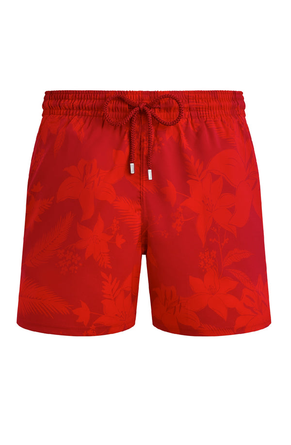 VILEBREQUIN Men Stretch Short Swim Shorts Flower Power