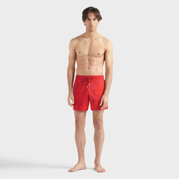VILEBREQUIN Men Stretch Short Swim Shorts Flower Power
