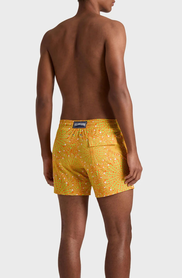 VILEBREQUIN Men Stretch Short Swim Shorts Mosaic Urchin