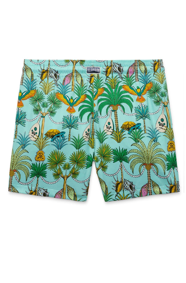 VILEBREQUIN Men Stretch Swim Shorts St. Regis Red Sea
