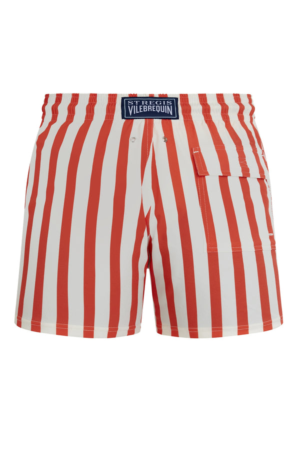 VILEBREQUIN Men Stretch Swim Shorts Family Stripes - Vilebrequin x St. Regis