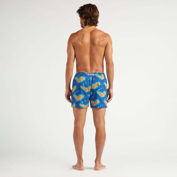 VILEBREQUIN Men Stretch Short Swim Shorts Bathymetrie des Oceans Saint Barthelemy