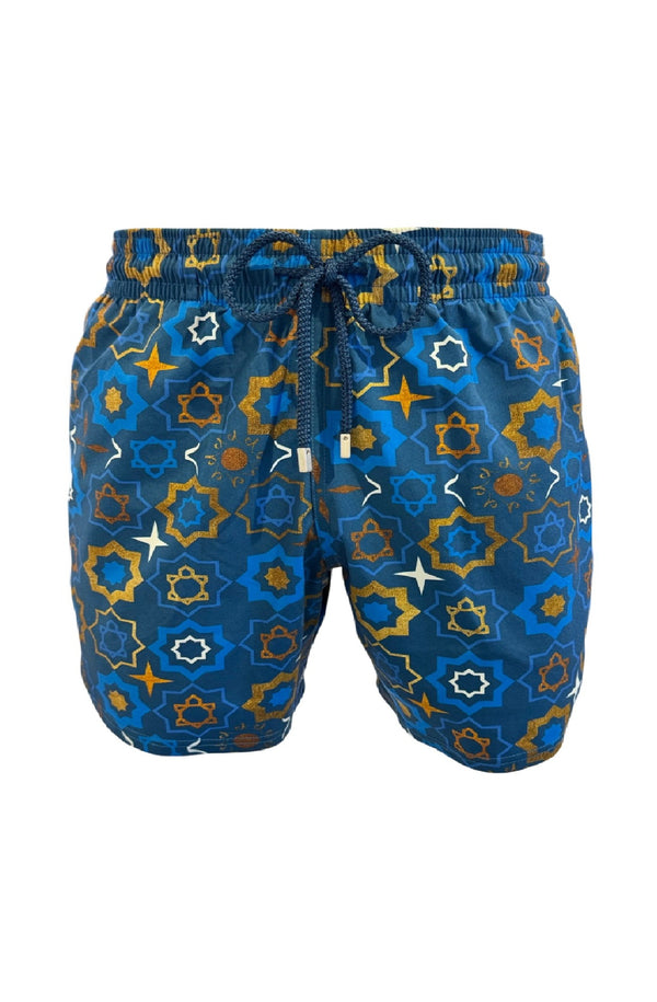 VILEBREQUIN Men Swim Shorts Geometric Print