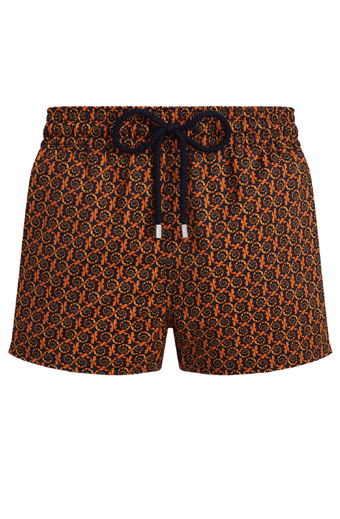 VILEBREQUIN Men Short Swim Shorts Graphic Wrinkles