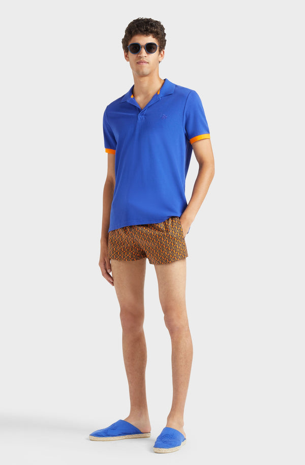 VILEBREQUIN Men Short Swim Shorts Graphic Wrinkles