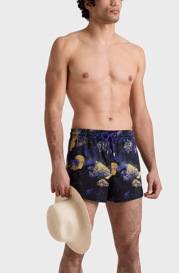 VILEBREQUIN  Men Short Stretch Swim Shorts Coral Reef