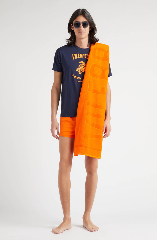 VILEBREQUIN Men Short Swim Shorts Jacquard Turtles