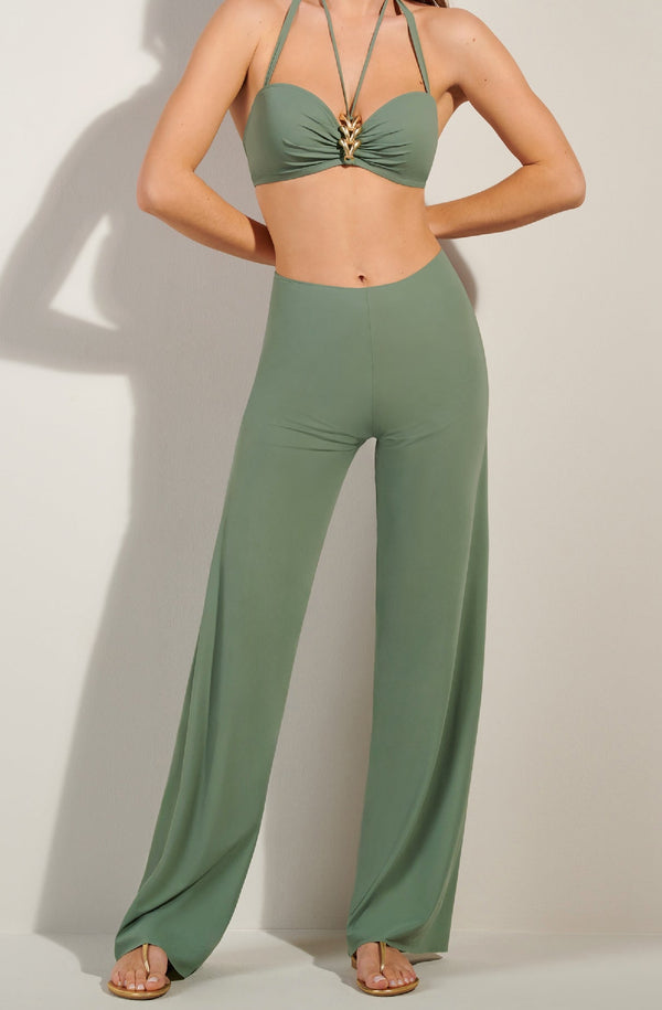 PAIN de SUCRE Women Myla Loose Almond Light Voile Trousers