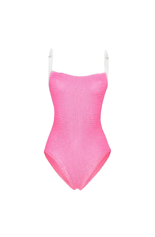 PARAMIDONNA Women Marisia Bubble Mat Cheeky Cut One-Piece Swimsuit