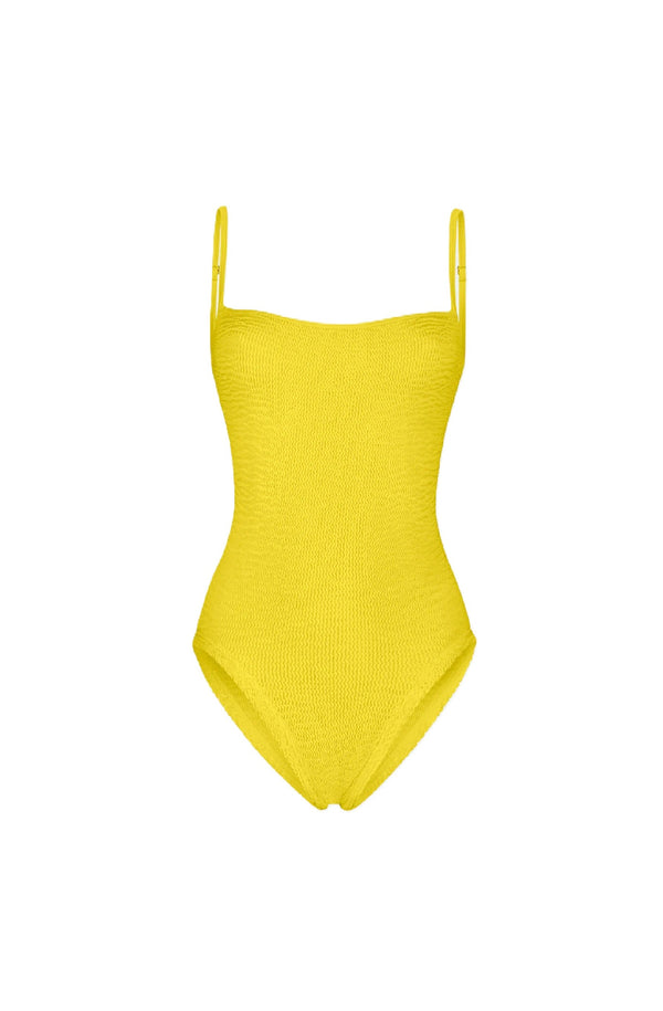 PARAMIDONNA Women Marisia Lemon Cheeky Cut One-Piece Swimsuit