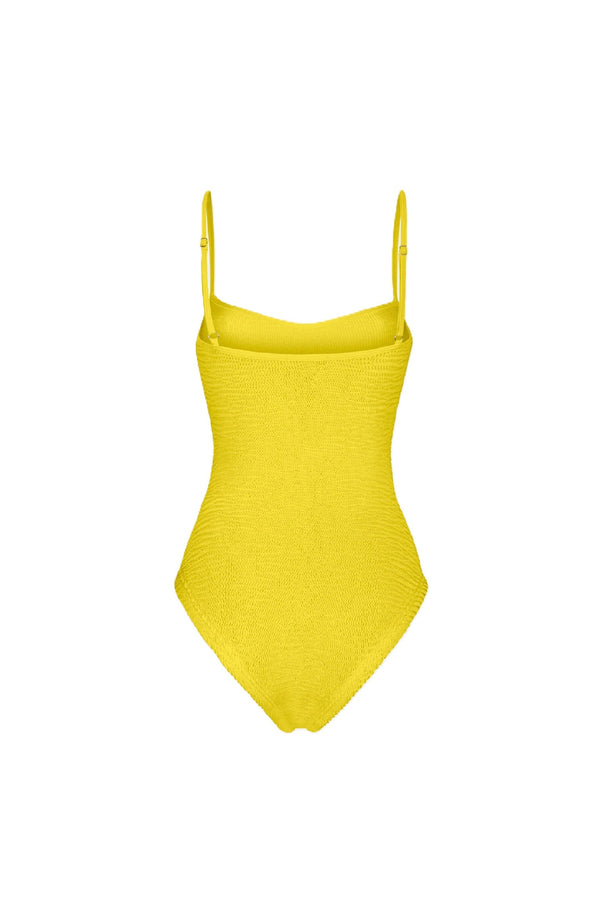 PARAMIDONNA Women Marisia Lemon Cheeky Cut One-Piece Swimsuit