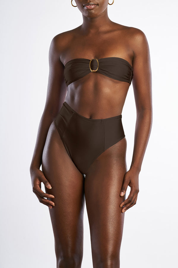 JANTHEE BERLIN Maya Bikini Bottom - Mocha