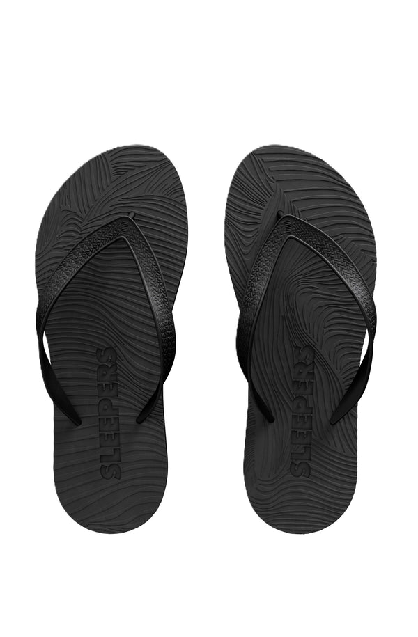 SLEEPERS Men Regular Black Flip Flops