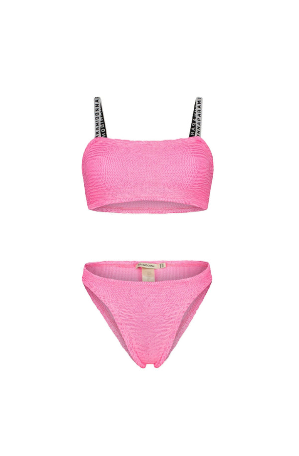 PARAMIDONNA Women Merry Bubblegum Asymmetrical Bikini