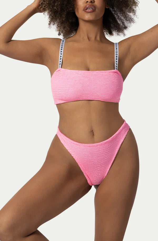 PARAMIDONNA Women Merry Bubblegum Asymmetrical Bikini