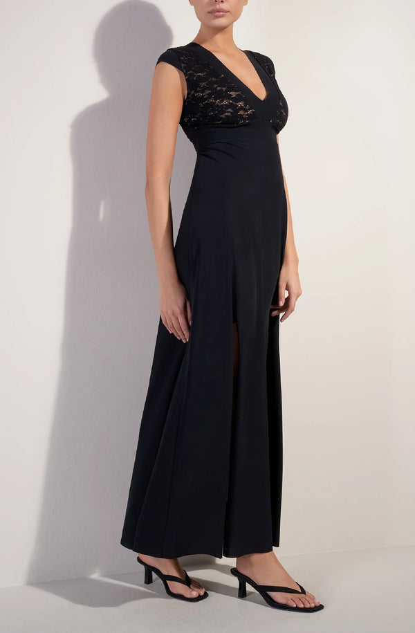 PAIN de SUCRE Women Nao Black Split Maxi Dress