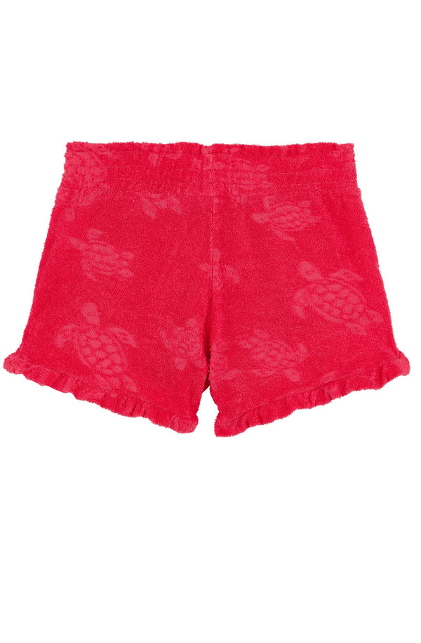 VILEBREQUIN Girls Terry Shorts Ronde des Tortues