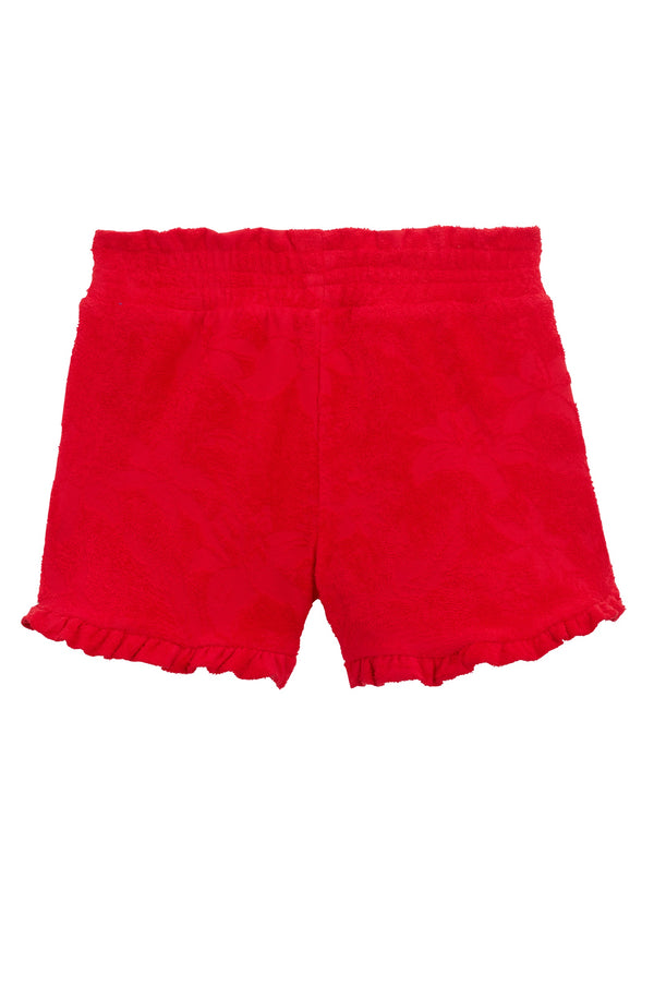 VILEBREQUIN Girls Terry Shorts Jacquard Flower Power
