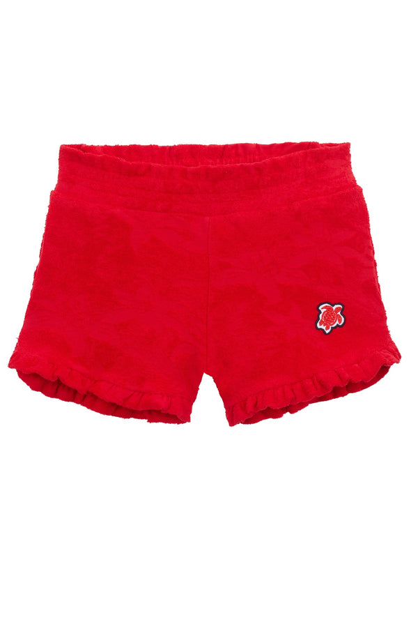 VILEBREQUIN Girls Terry Shorts Jacquard Flower Power
