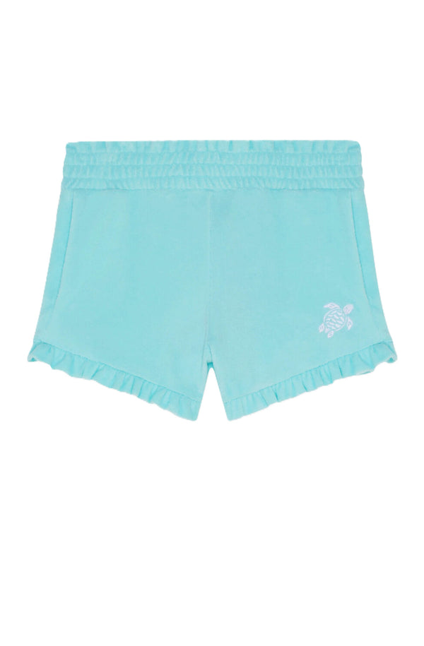 VILEBREQUIN Girls Terry Shorts Embroidered Turtle