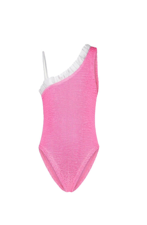 PARAMIDONNA Girls Nori Bubble Mat One-Piece Swimsuit