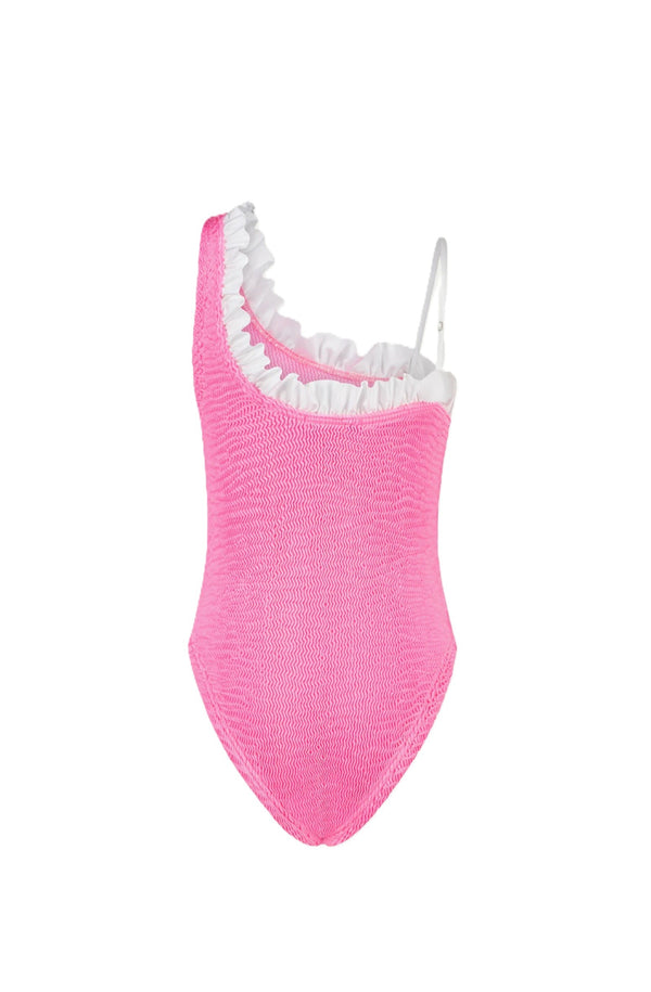 PARAMIDONNA Girls Nori Bubble Mat One-Piece Swimsuit