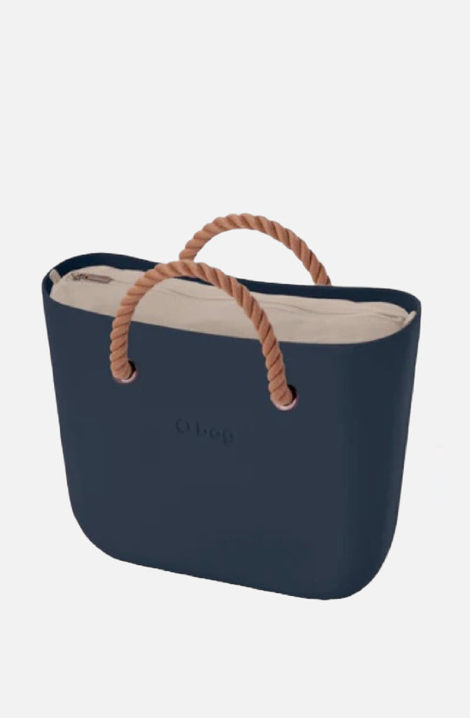 O BAG Mini XL w/ Canvas Fabric Inner Bag Short Rope Handle