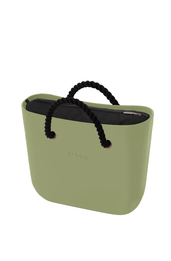 O BAG Classic XL with Canvas Fabric Inner Bag and Short Rope Handle