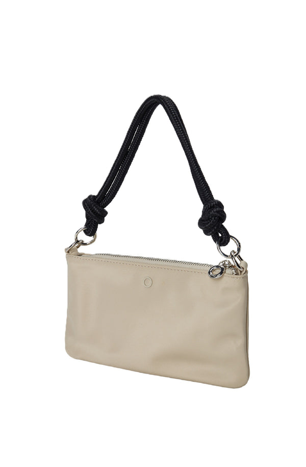 O BAG Women Orlando Double Handbg with Strap and Handle in Nylon