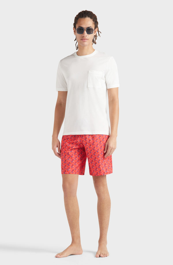 VILEBREQUIN Men Long Swim Shorts Ultra-Light and Pacakable Micro Ronde des Tortues