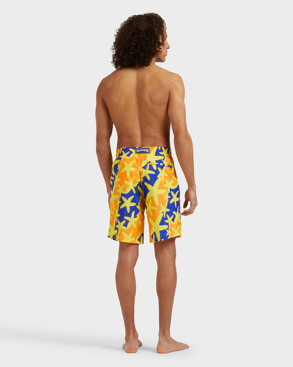 VILEBREQUIN Men Long Ultra-Light and Packable Swim Shorts Starlight