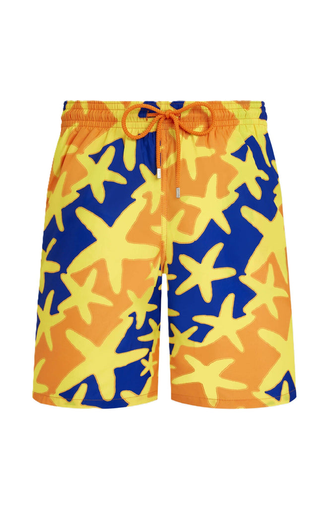 VILEBREQUIN Men Long Ultra-Light and Packable Swim Shorts Starlight