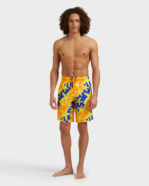 VILEBREQUIN Men Long Ultra-Light and Packable Swim Shorts Starlight