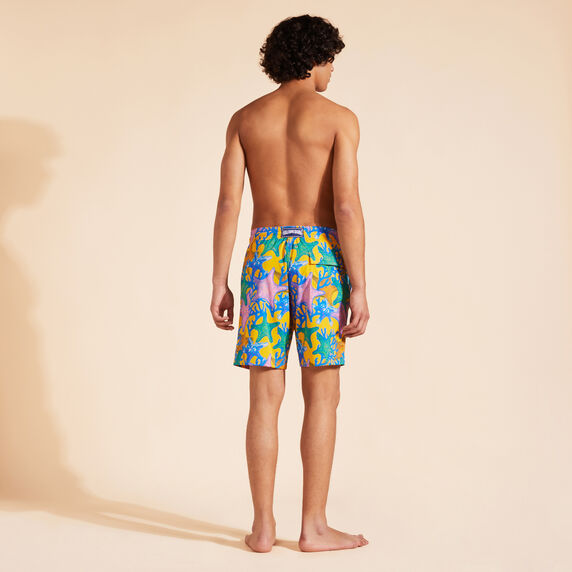 VILEBREQUIN Men Long Stretch Swim Shorts Glowed Stars