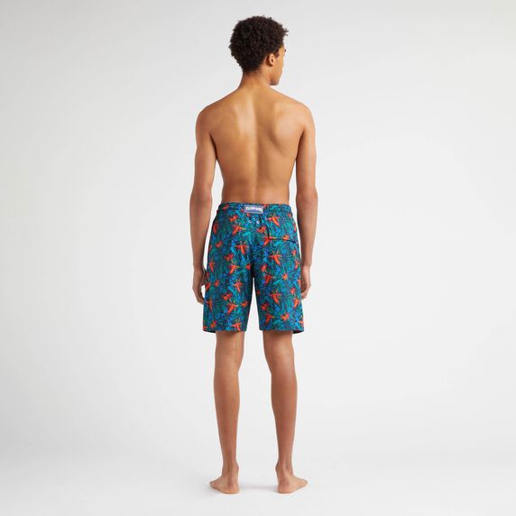 VILEBREQUIN Men Long Stretch Swim Shorts Tropical Flowers