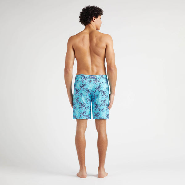 VILEBREQUIN Men Long Stretch Swim Shorts Poulpes