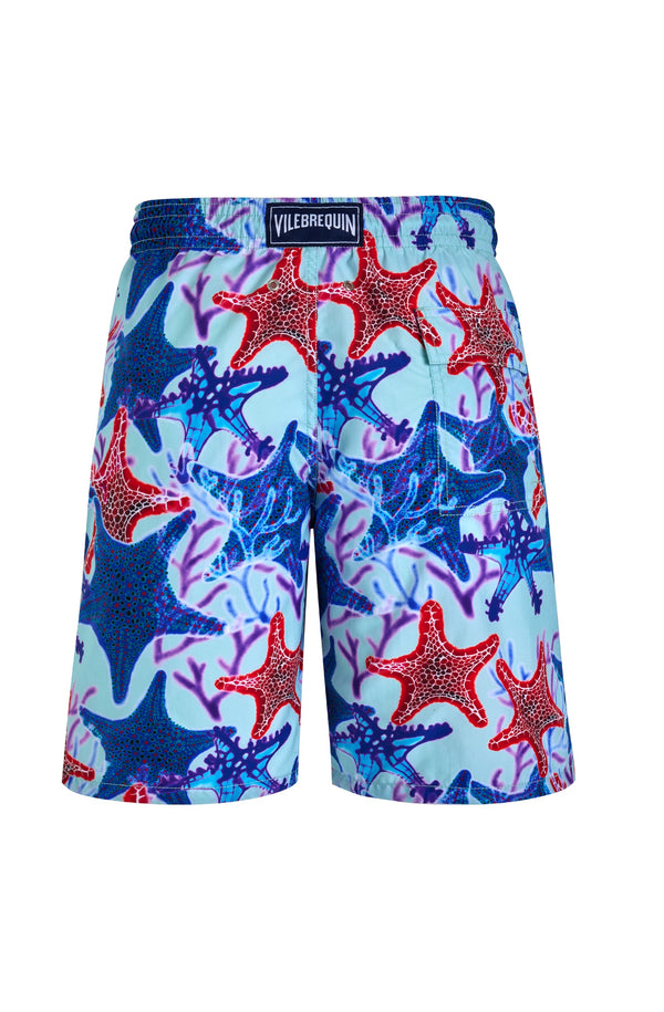 VILEBREQUIN Men Long Swim Shorts Glowed Stars