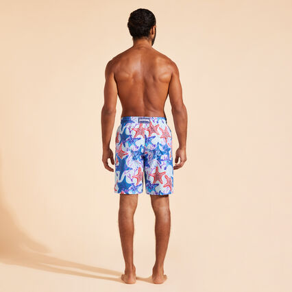 VILEBREQUIN Men Long Swim Shorts Glowed Stars