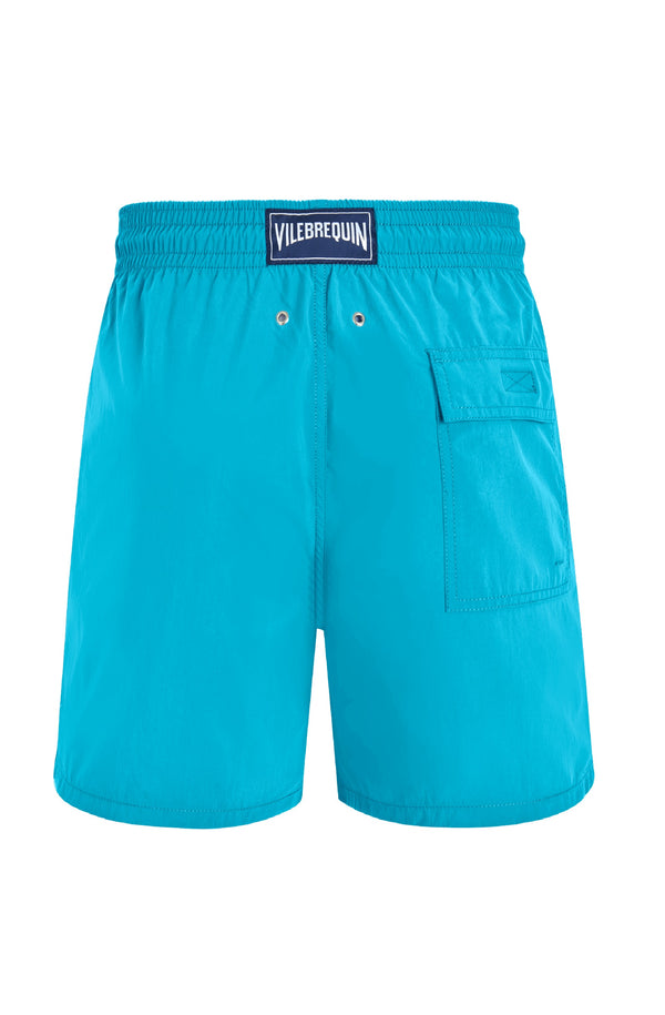 VILEBREQUIN Men Long Swim Trunks Water-Reactive Splash