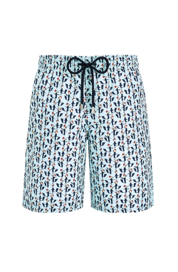 VILEBREQUIN Men Long Swim Shorts Cocorico!