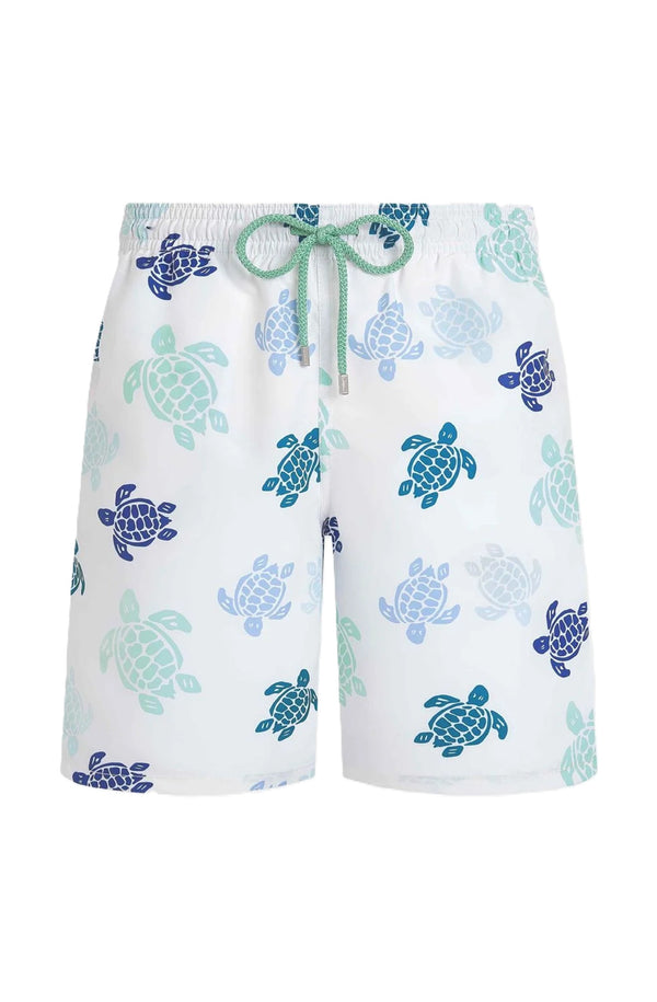 VILEBREQUIN Men Long Swim Shorts Tortues Multicolores