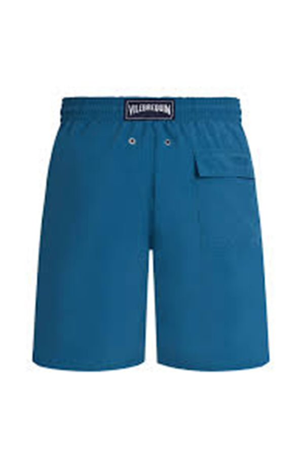 VILEBREQUIN Men Long Swim Shorts Water-reactive Micro Ronde des Tortues