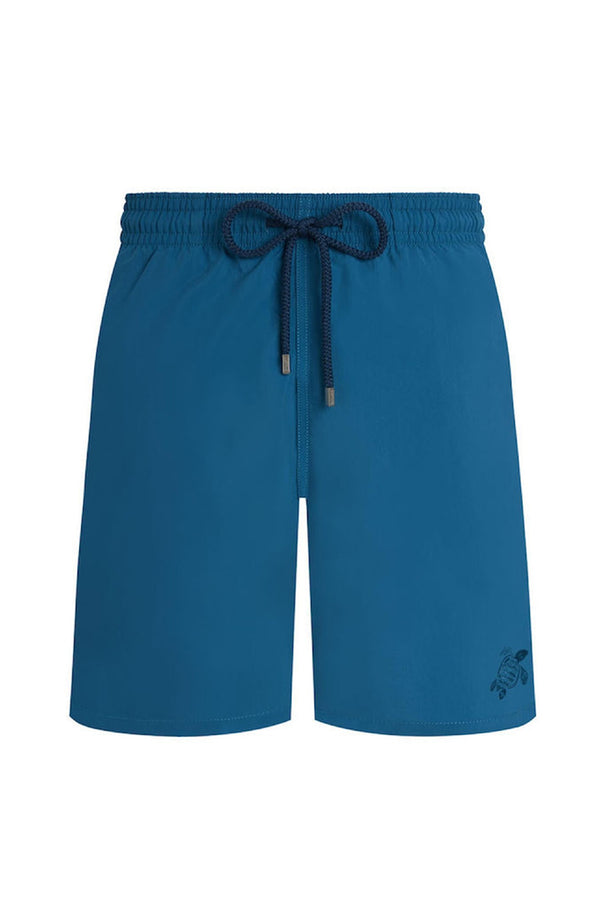 VILEBREQUIN Men Long Swim Shorts Water-reactive Micro Ronde des Tortues
