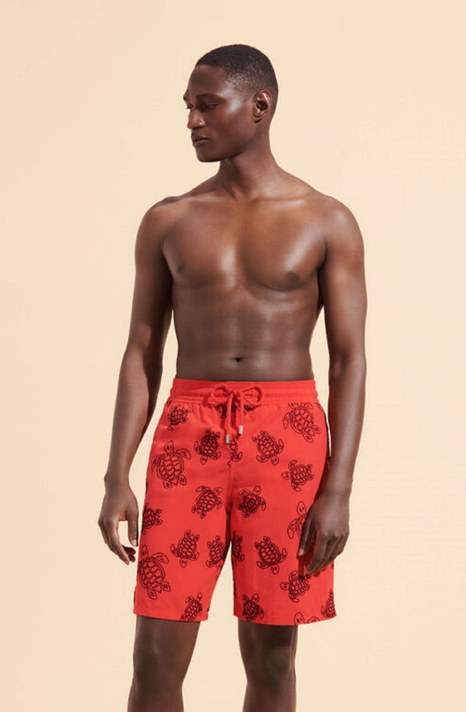 Long Mens Swim Trunks VILEBREQUIN Men Long Swim Shorts Ronde Des