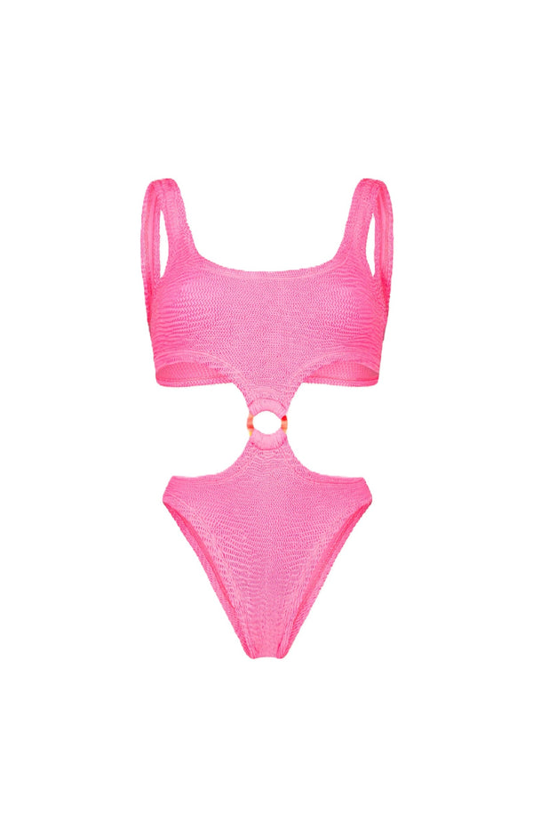 PARAMIDONNA Women Olivia Bubble Gum Trikini One-Piece Swimsuit