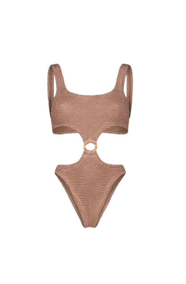 PARAMIDONNA Women Olivia Rose Beige Trikini One-Piece Swimsuit