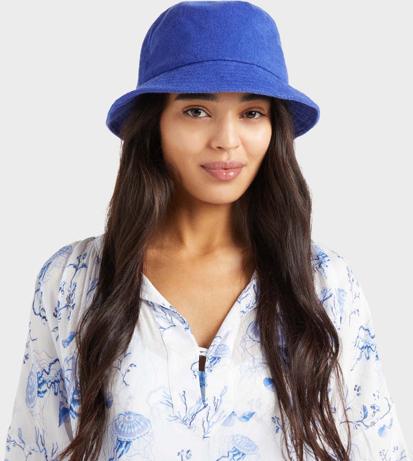 VILEBREQUIN Unisex Terry Bucket Hat Solid
