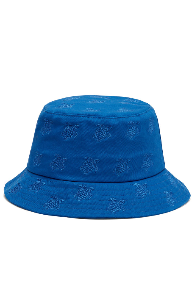 VILEBREQUIN Embroidered Bucket Hat Turtles All Over