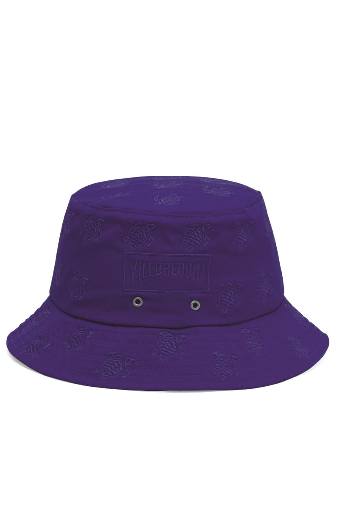 VILEBREQUIN Embroidered Bucket Hat Turtles All Over